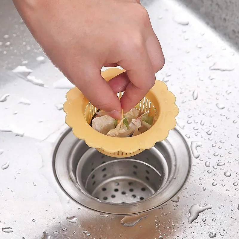 Kitchen Sink Strainer Drain Spout Filter Food Scraps Catcher Against Clogging