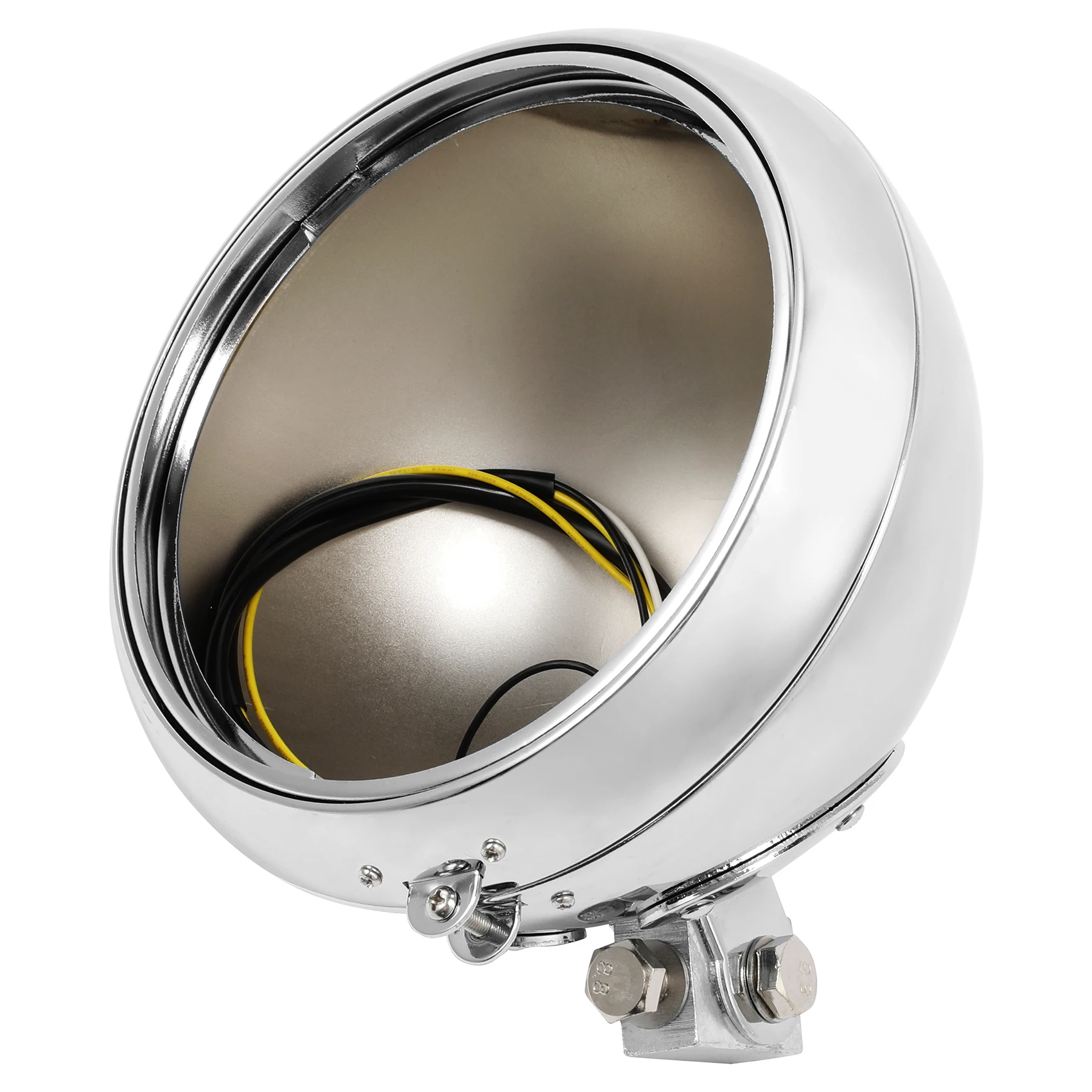 

7" Headlight Lamp Housing Light Bulb Bucket For Harley Softail 1986-2011 Chrome Motorcycle