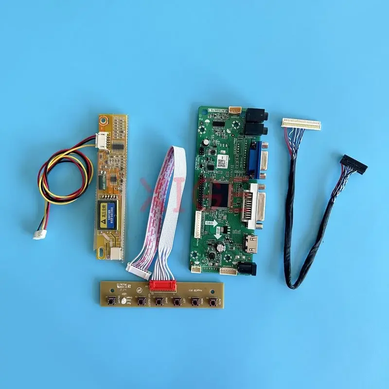 

Плата драйвера контроллера для CLAA154WA01 CLAA154WA03, комплект для самостоятельной сборки, зеркальный ЖК-экран, совместимый с HDMI, 1CCFL 1280*800 DVI VGA