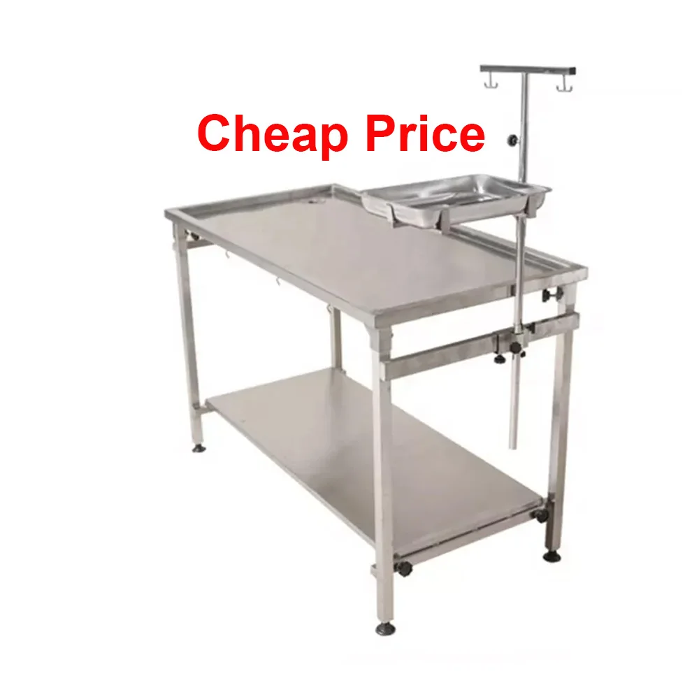 Pet Veterinaria Stainless Steel Surgical Table Veterinary Lift Wet Examination Surgery Table Veterinary