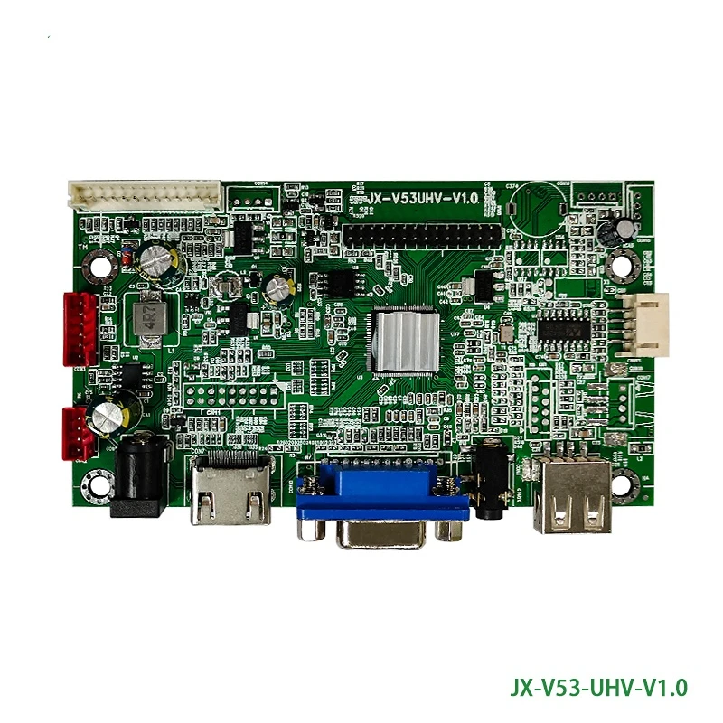 

JX-V53 HD LCD controller board HDMI+2USB+AV USB touch/upgrade and 232 serial port functions