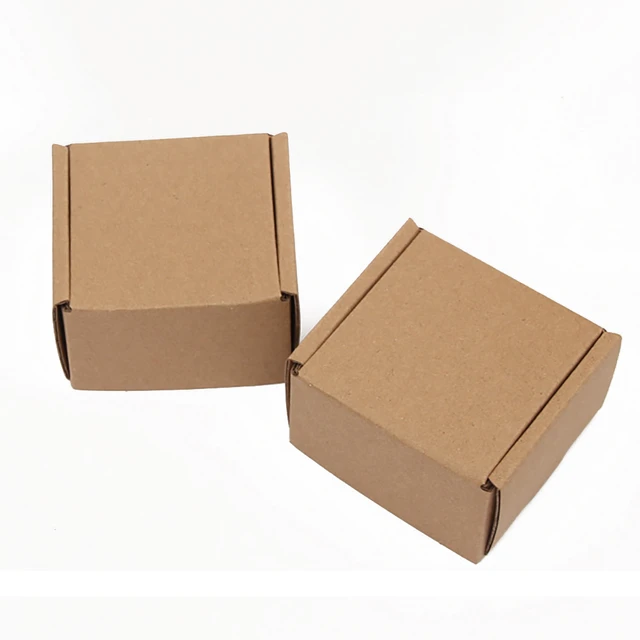 Boîte avion en carton kraft pour transport de vêtements, emballage ondulé,  petit carton, 5 pièces, 10 pièces - AliExpress