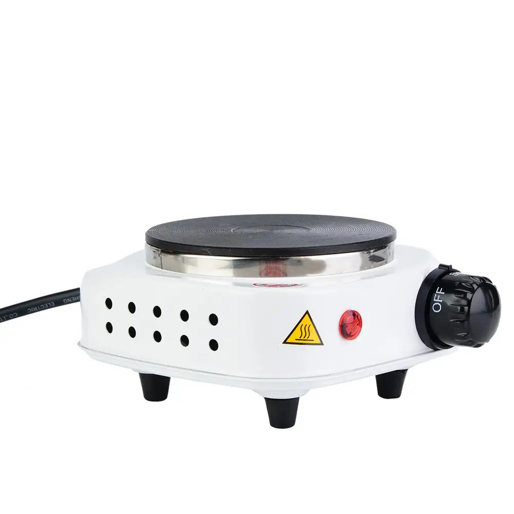 110V 220V Electric Hot Plate Mini stove Coffee Heater Milk Tea Mocha Heating Stove Cooking Pot Oven Small Furnace Cook US plug 3