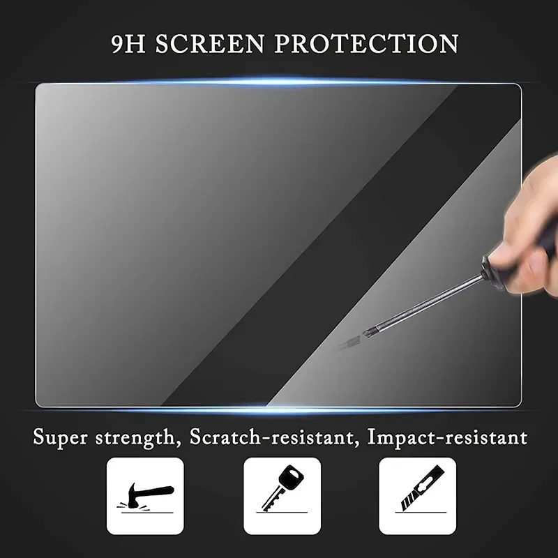 15 Zoll gehärtetes Glas für Tesla Model 3 Y Center Control Navigation Bildschirm Glas Film 9H Matt Anti Fingerabdruck Zubehör – Detail 4