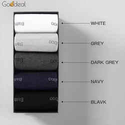 Goodeal Brand Standard Thickness Men's Business Socks Cotton Letter Style High Quality Fashion Long Soft Breathable