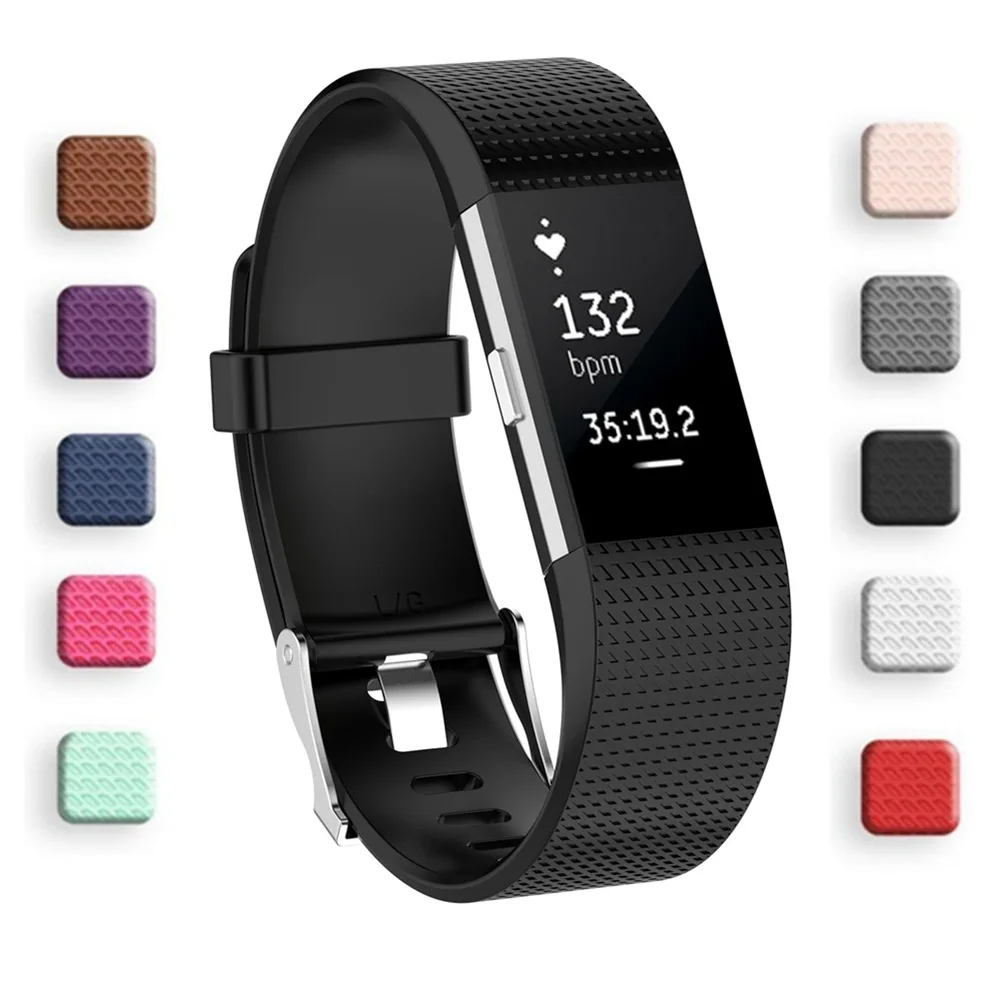 Для fitbit charge2 смарт-Браслет замена для силиконового ремешка спортивный ремешок