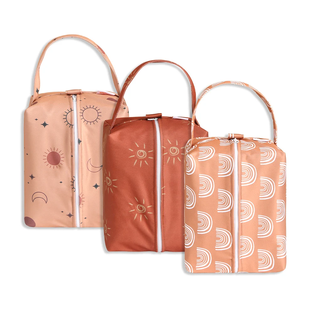 Waterproof Wet Bag Washable Reusable Handbag Fashion Pods Baby Cloth Diaper Wet Bags AliExpress