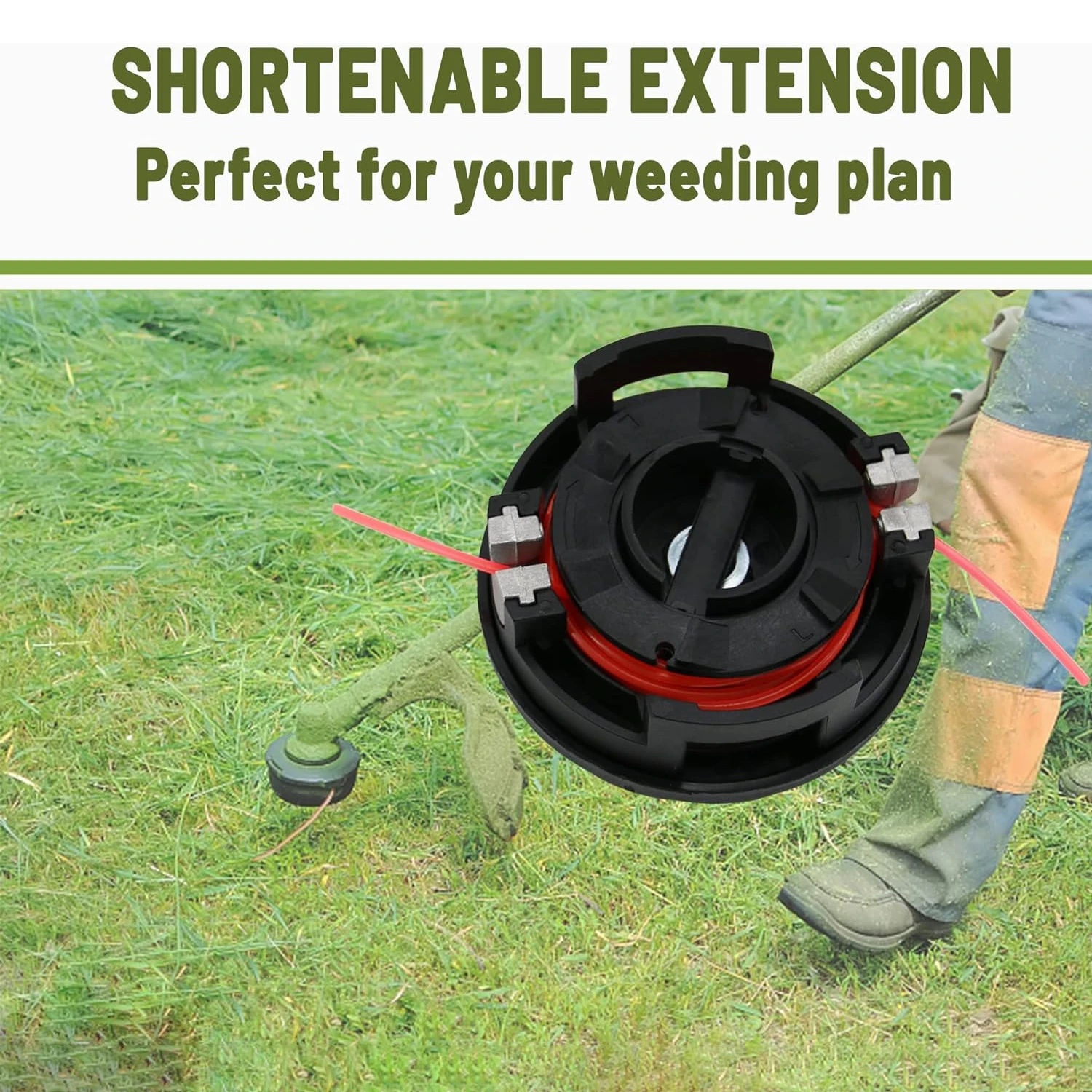 1Pack Universal Trimmer Head for Weeders fits Speed Feed 400 SRM210 /SRM230/ SRM250 /SRM251/ PAS210/ ETC Weed Eater weed trimmer head