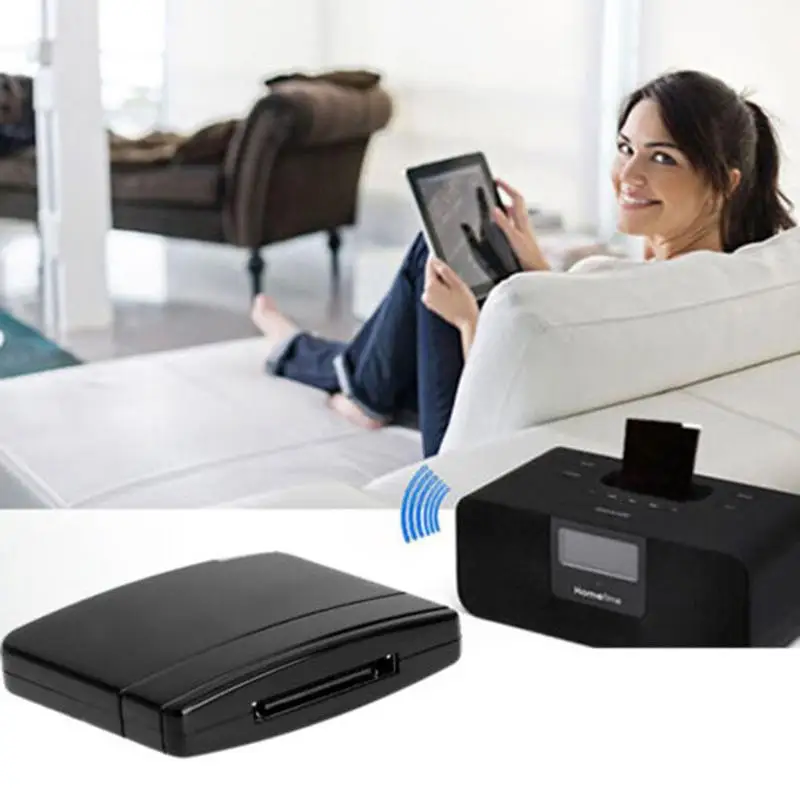 30 Pin Wireless Bluetooth-compatible Adapter Receiver for IPod SoundDock Audio Receiver for Stereo Music Streaming System