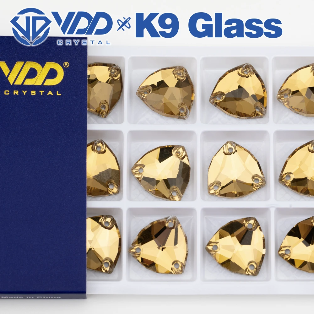 VDD Großhandel Trilliant Top Qualität K9 Glas Nähen Auf Strass Kristall Box-verpackt Flatback Nähen Steine Für DIY Taschen kleidungsstück – Detail 12