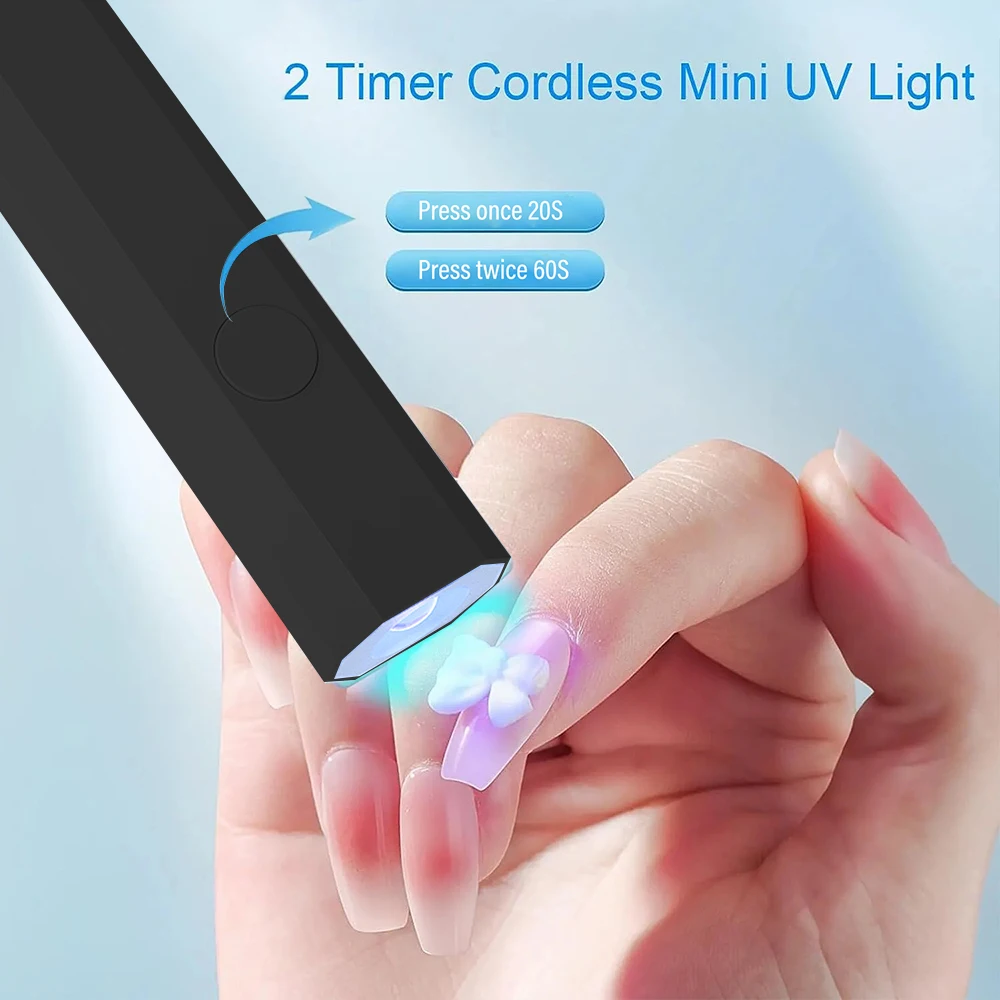 Nail Dryer Lamp Portable LINMANDA UV LED For Curing All Gel Polish USB Rechargeable Quick Dry Manicure Art Tools