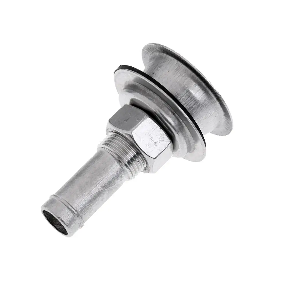 

316 Stainless Steel Boat Marine Straight Fuel Gas Liquid Tank Breather Vent for 3/4 inch 19mm Hose