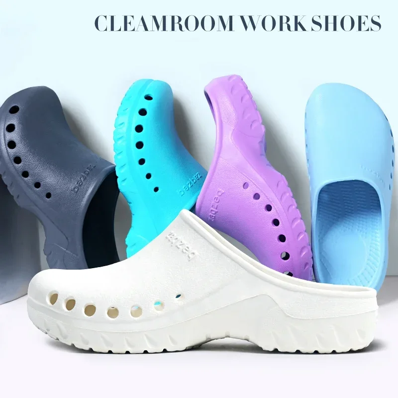 

Scrub Clogs Nurse Medical Shoes for Women Men EVA Ultra Light Slip On Hospital Doctor Nursing Clog