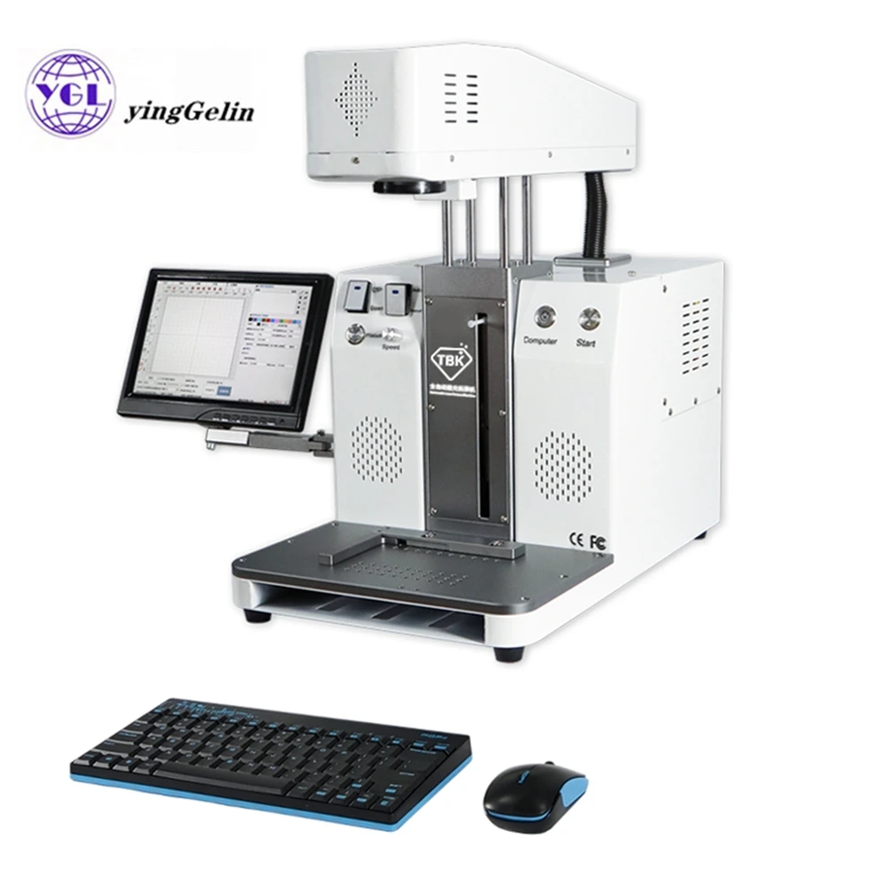 

tbk 958c laser machine for iPhone back glass Cutting Engraving Marking Printer Mobile Phone Separating Machine