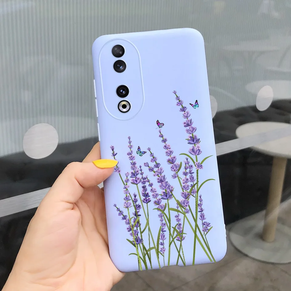 Fashion Leopard Painted Matte Soft Phone Case for Huawei Honor 90 Series