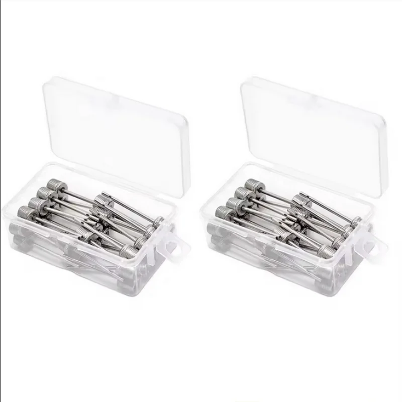 5/10/20PCS Sport Ball Inflating Pump Needle For Football Basketball Soccer Inflatable Air Valve Adaptor Stainless Steel Pump view 5