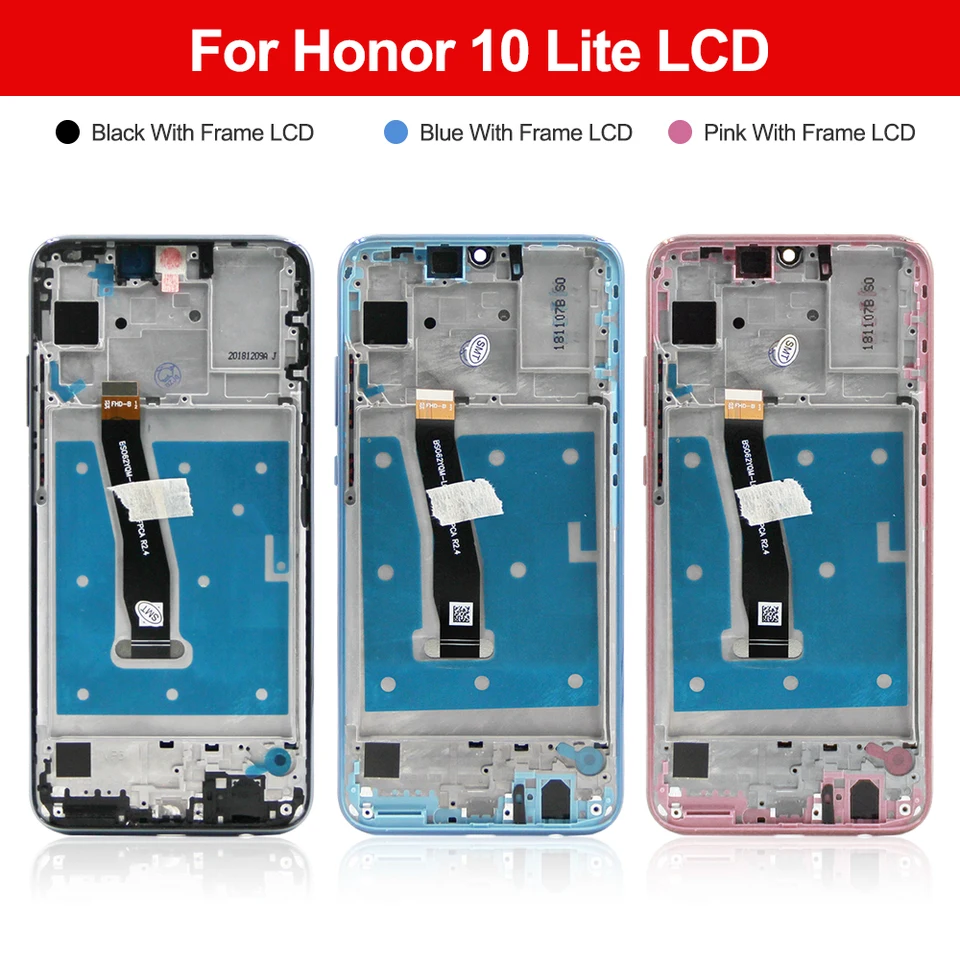Ecran LCD + Tactile De Remplacement Pour Honor 10 Lite / 20 Lite / 20e / 20i - Noir