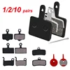 1/2/10Pairs MTB Bike Bicycle Hydraulic Disc Brake Pads Semi Metallic for b01s SHIMANO SRAM AVID HAYES Magura ZOOM Cycling 1
