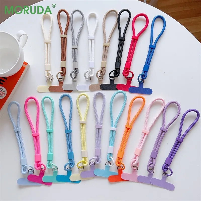Universal Adjustable Mobile Phone Wrist Strap Lanyard Short with Self-locking Anti-drop Design Durable Polyester INS Phone Strap 1