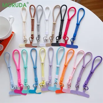 Universal Adjustable Mobile Phone Wrist Strap Lanyard Short with Self-locking Anti-drop Design Durable Polyester INS Phone Strap 1