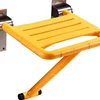 Simple Shower Chair Wall-mounted Bathroom Seats Modern Home Folding Metal Bathroom Chair Barrier-free Special Shower Room Seat 5