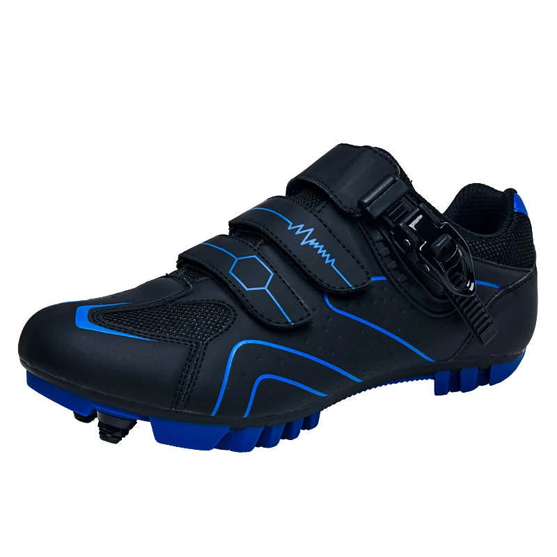Men's Mountain Cycling Shoes with Quick Ratchet Buckle for Indoor and Outdoor Use