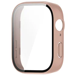 Enhanced Protective Case with Tempered Glass for Huawei Watch Fit 3 (Pink)