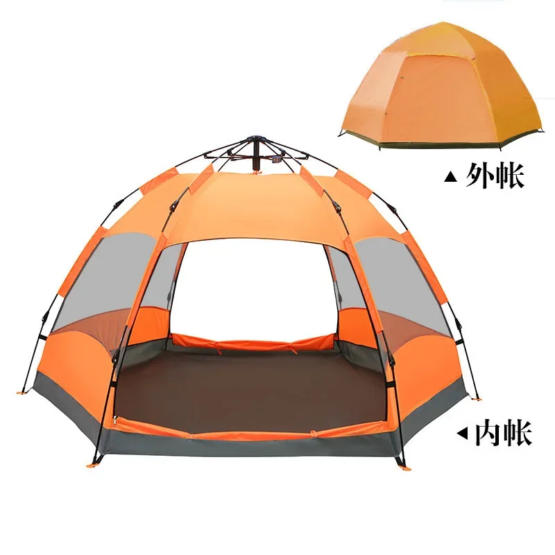 

3-5 Person/5-7 Person Upgraded Automatic Camping Tent Outdoor Dual Layer Summer Tourist Travel Tent