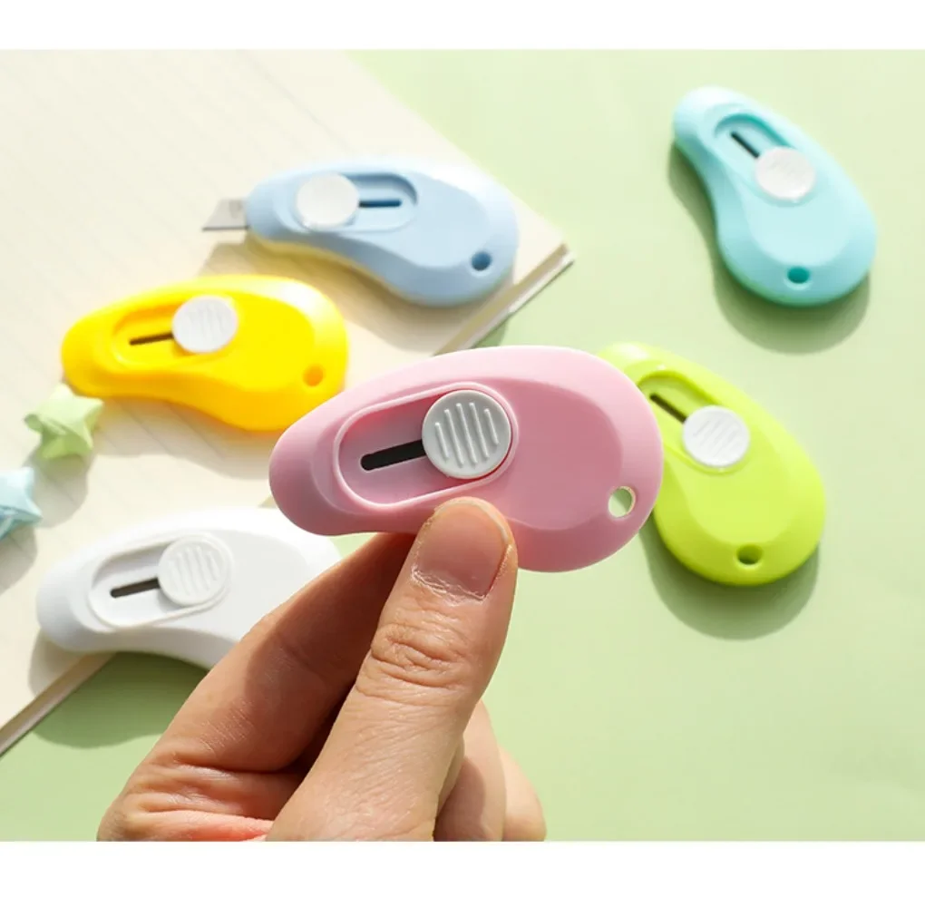12 Pcs Japanese Style Simple Mini Cute Portable Expandable Letter Opener Back To School
