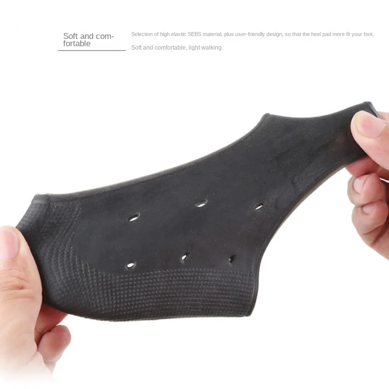 2PCS Heel Cushion Gel Heel Protector for Plantar Fasciitis Achilles Tendonitis Bone Spur Aching Feet Relieve Pain Pedicure Tools
