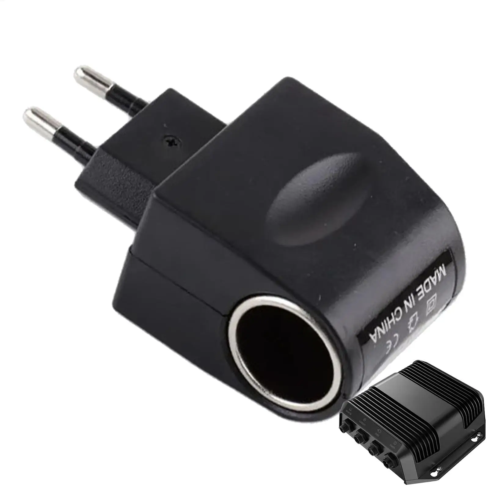 12 Volt Car Adapter Stable Lighters Converter 220V To 12V With LED Indicator Black Automotive Accessories AC To DC Car Adapter