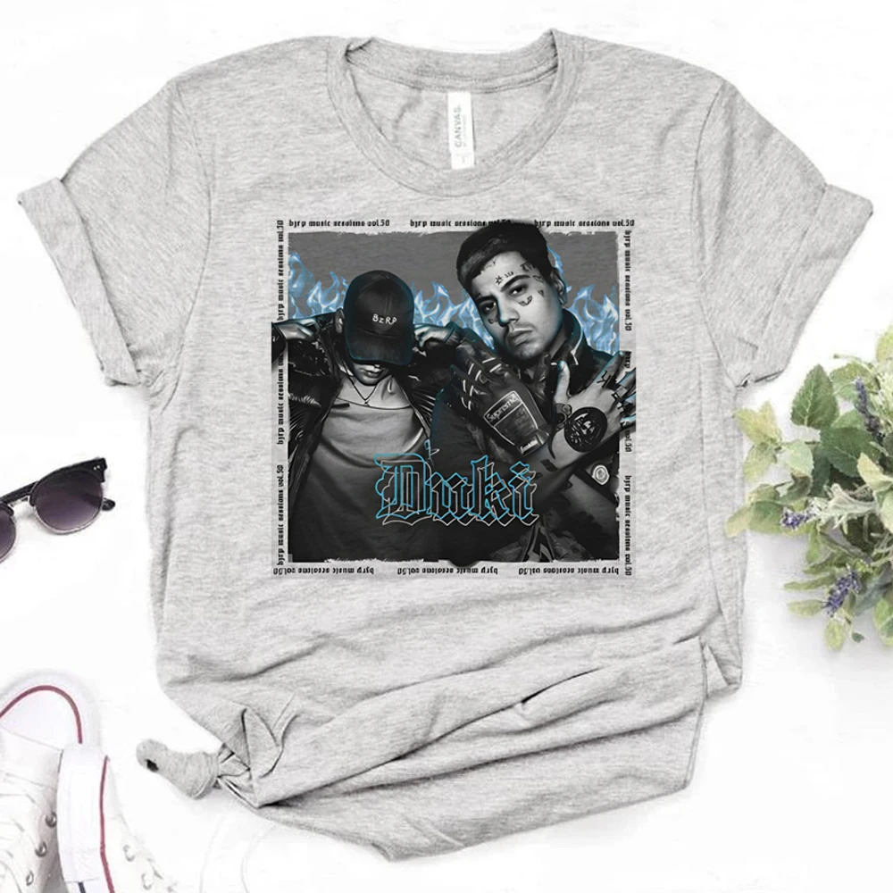 Duki T-Shirt Donna Streetwear Comic Tshirt Girl Comic Abbigliamento
