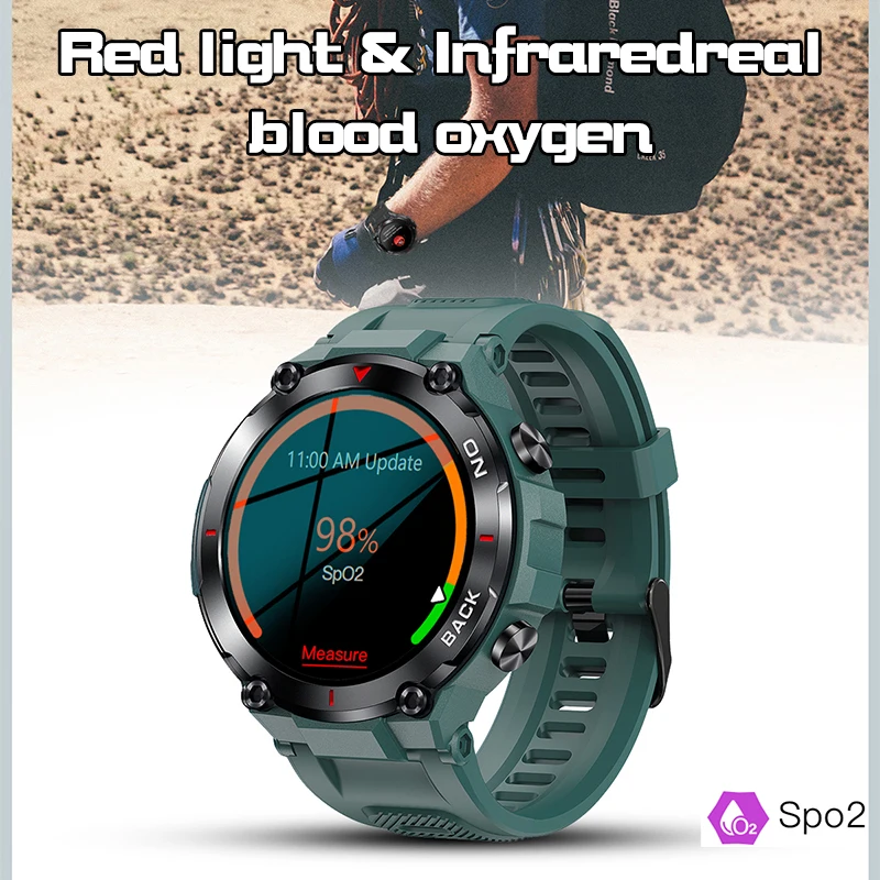 ο 5ATM GPS    Smartwatch 1.3 ġ HD  ߿ Ʈ ġ  ð Men2022