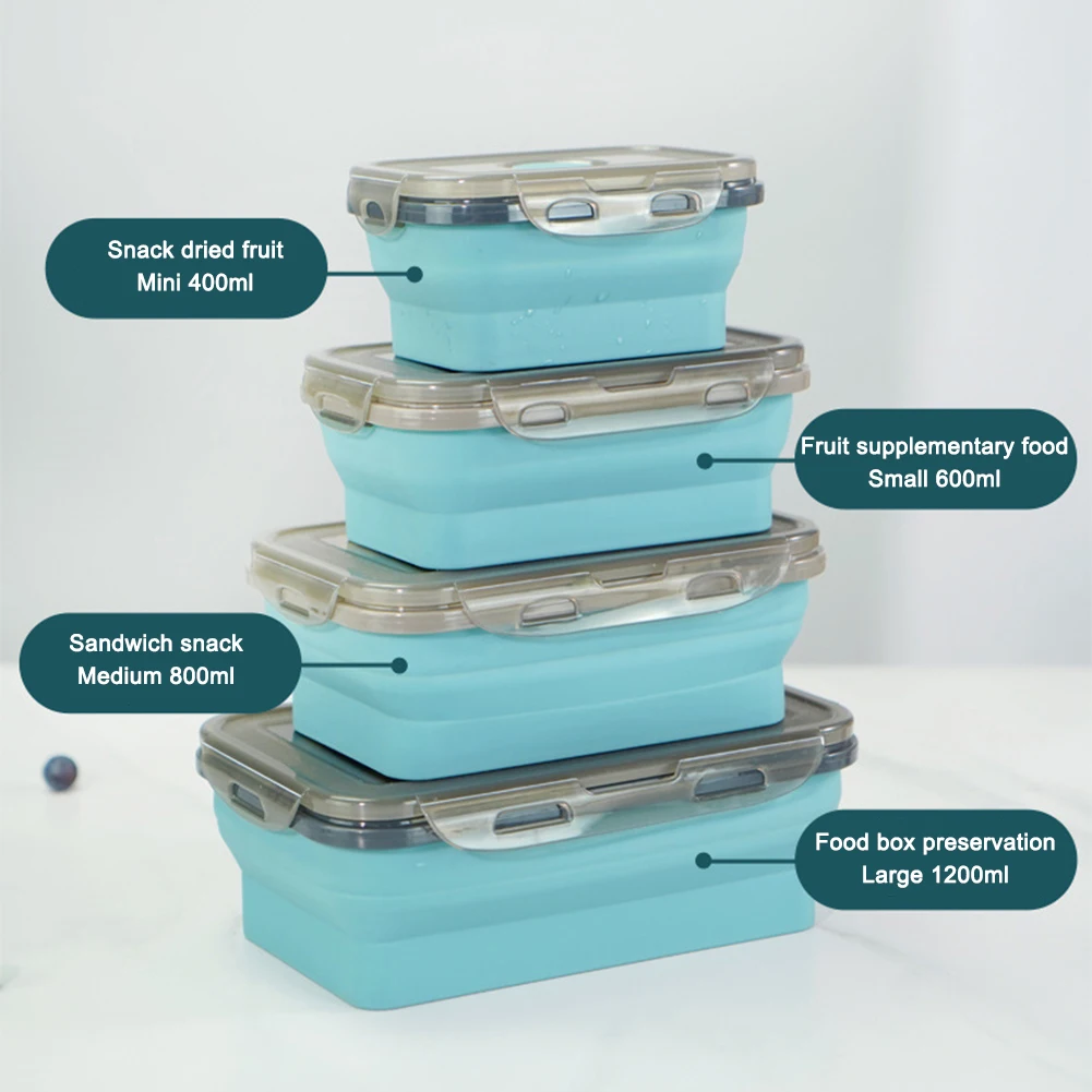 Lunch Box Camping Tableware Tourist Lunch Box with Lid BBQ Picnic Cookware Bowl for Adults Kid for Dining Out Work Picnic School