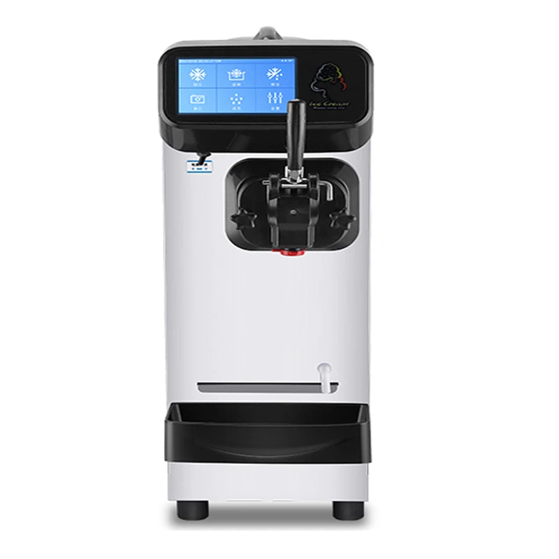 

Commercial Ice Cream Machine Small Automatic Touch Screen Stall Desktop Sundae Cone 220V/110V