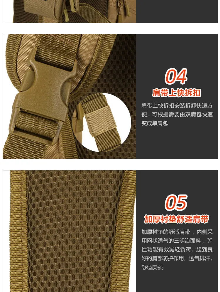 2025 Neuer Guardian 25L Stealth Day Pack Quick-Access Taktische Mehrzwecktasche Outdoor-Rucksack für Pendler – Detail 33