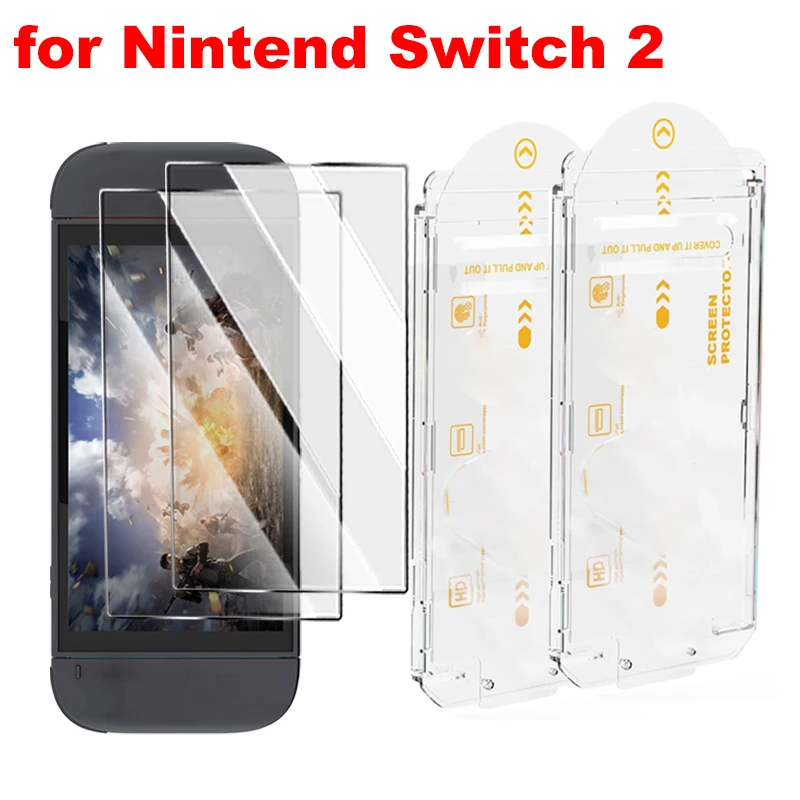 Easy Installation Tempered Glass Screen Protector for Gaming Console Accessories