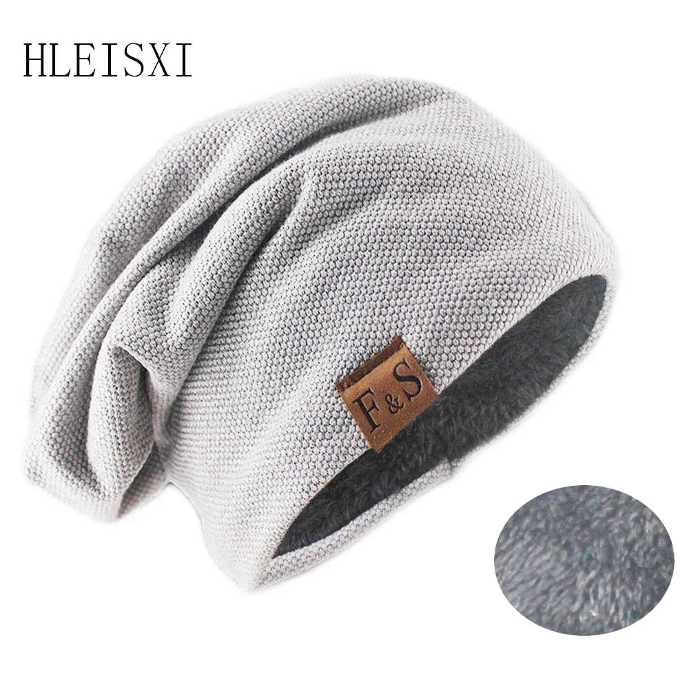  - Fashion Bonnet Hat For Men And Women Autumn Knitted Solid Color Skullies Beanies Spring Casual Soft Turban Hats Hip Hop Beanie