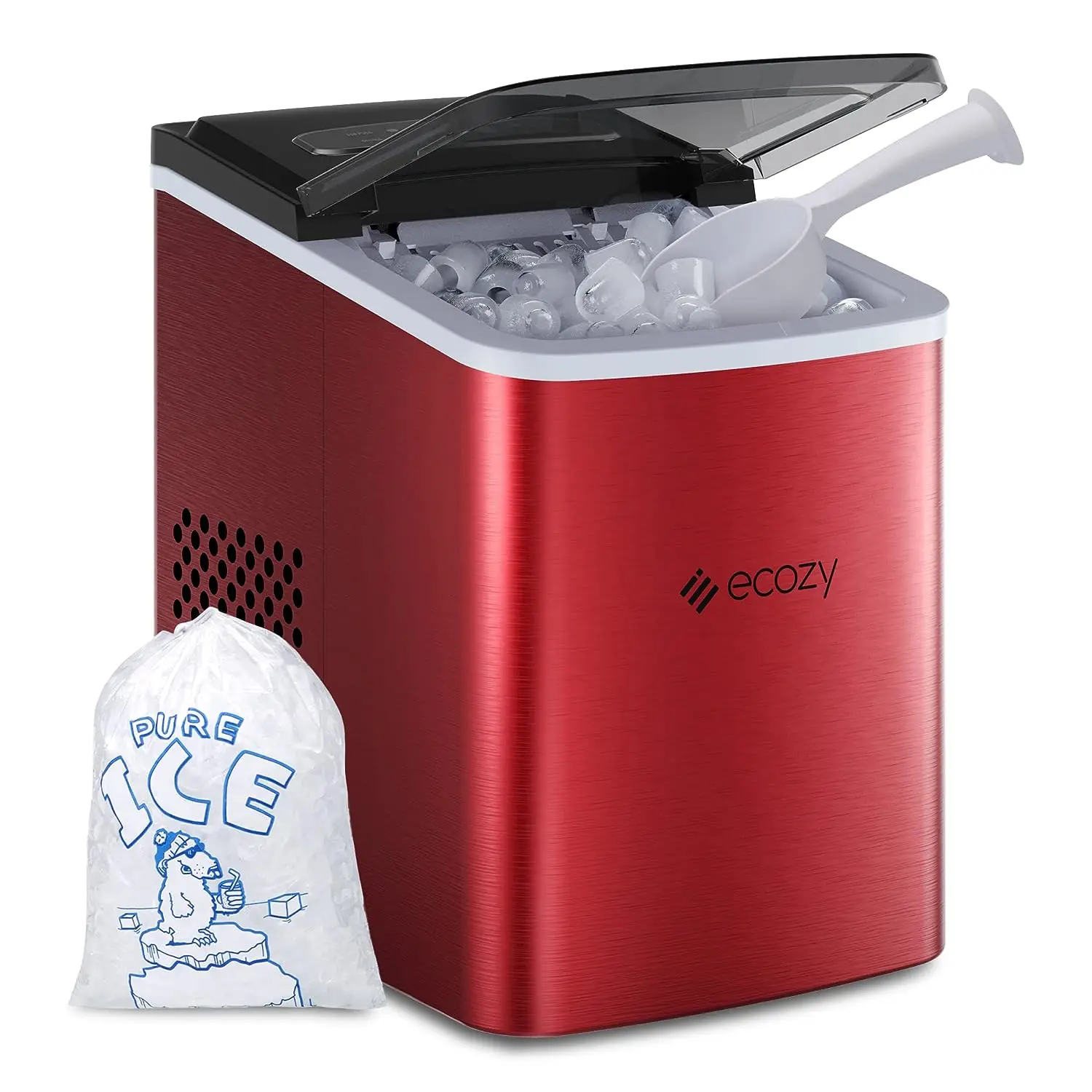 Dropship Quick Cube Ice Machine, 26lbs/24hrs Portable Countertop