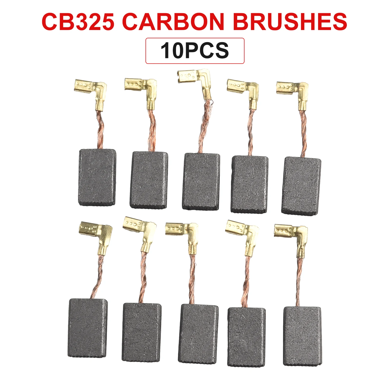 

Durable Carbon Brush Carbon Brush Carbon Brush Parts Metal 10 PCS 17 X 11 X 5 Mm 194074-2 CB325 Carbon For Makita 9553NB/9554NB