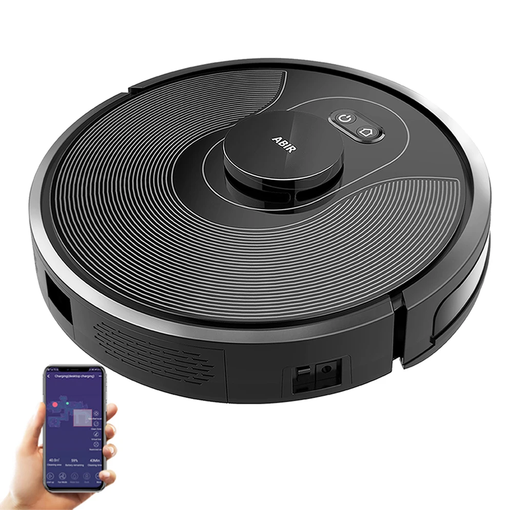 

home floor cleaning smart intelligent automatic sweeping mopping ABIR robot vacuum cleaner