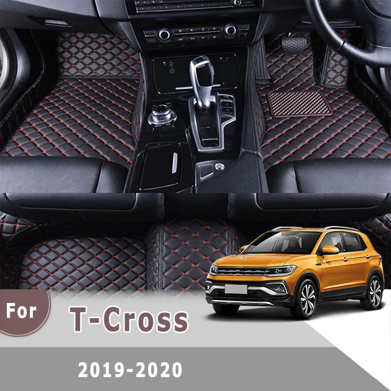 RHD Carpets For T Cross tcross 2019 2020 2021 2022 Car Floor Mats Auto
