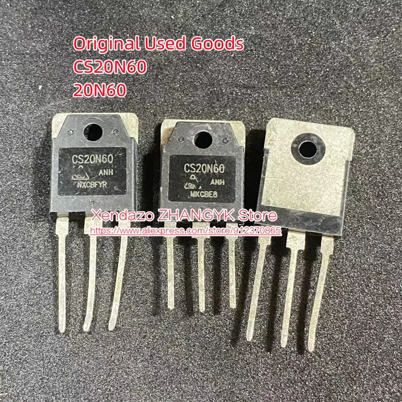 10pcs/lot Original CS20N60 20N60 TO-247 20A 600V MOSFET Quality assurance Large chip high power Transistor