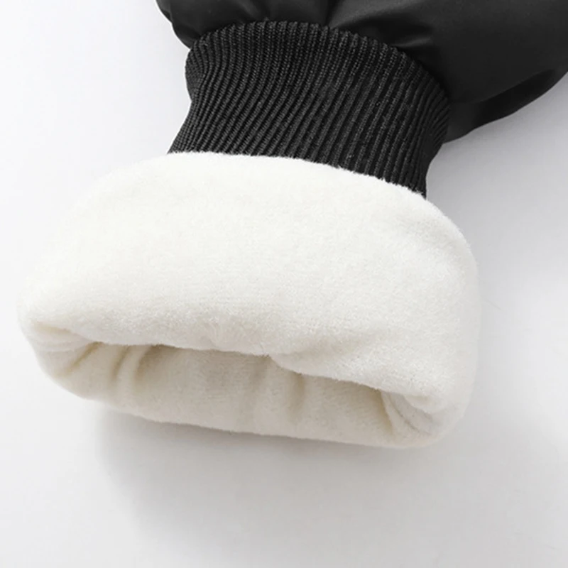 Kids Pants Winter Cotton Padded Thick Warm Waterproof Ski Pants 1-5 Years Elastic High Waisted