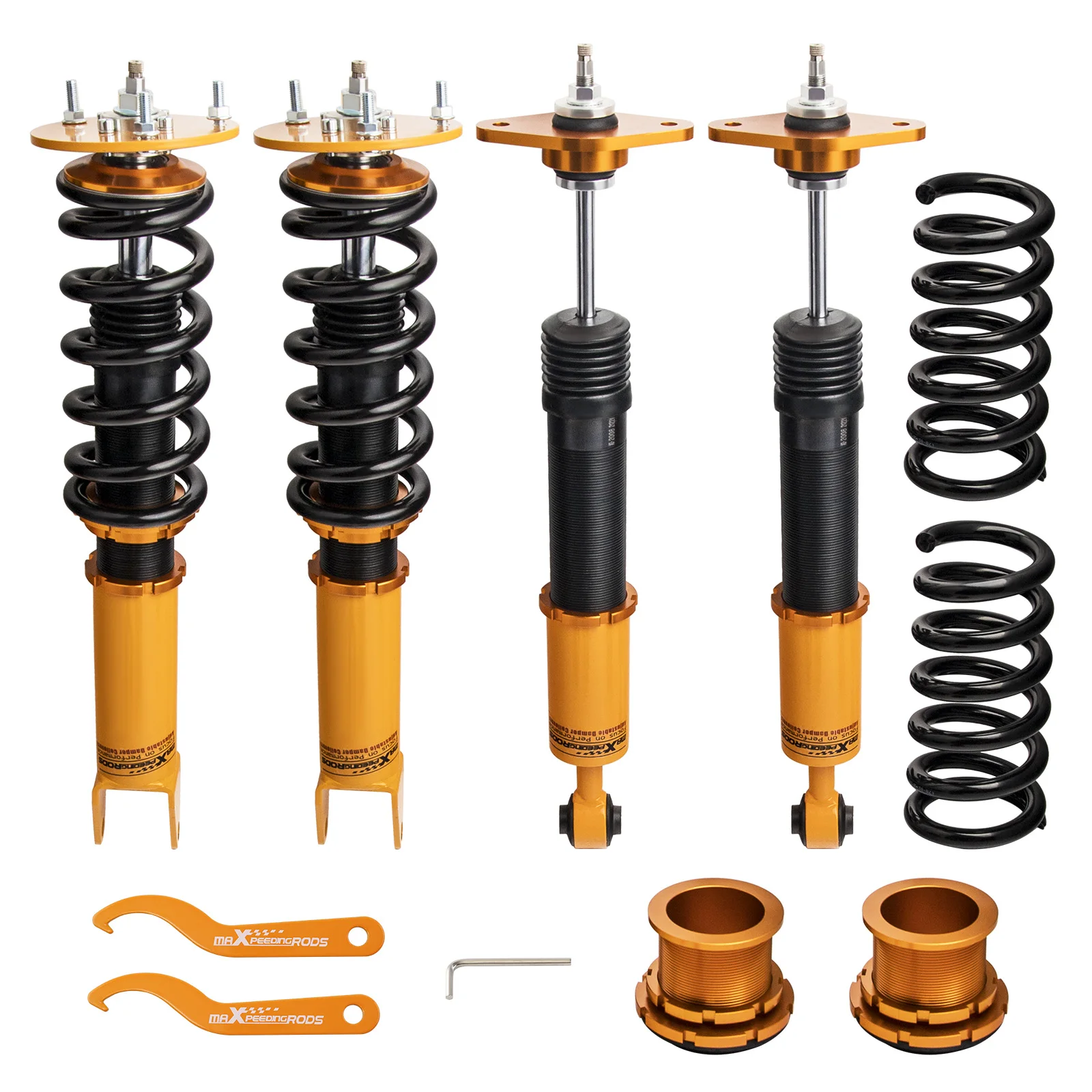 

24 Way Adjustable Coilovers Lowering Kit for DODGE CHARGER RWD 06-10 Coilover Shocks & Springs 24-Way Damper Kit