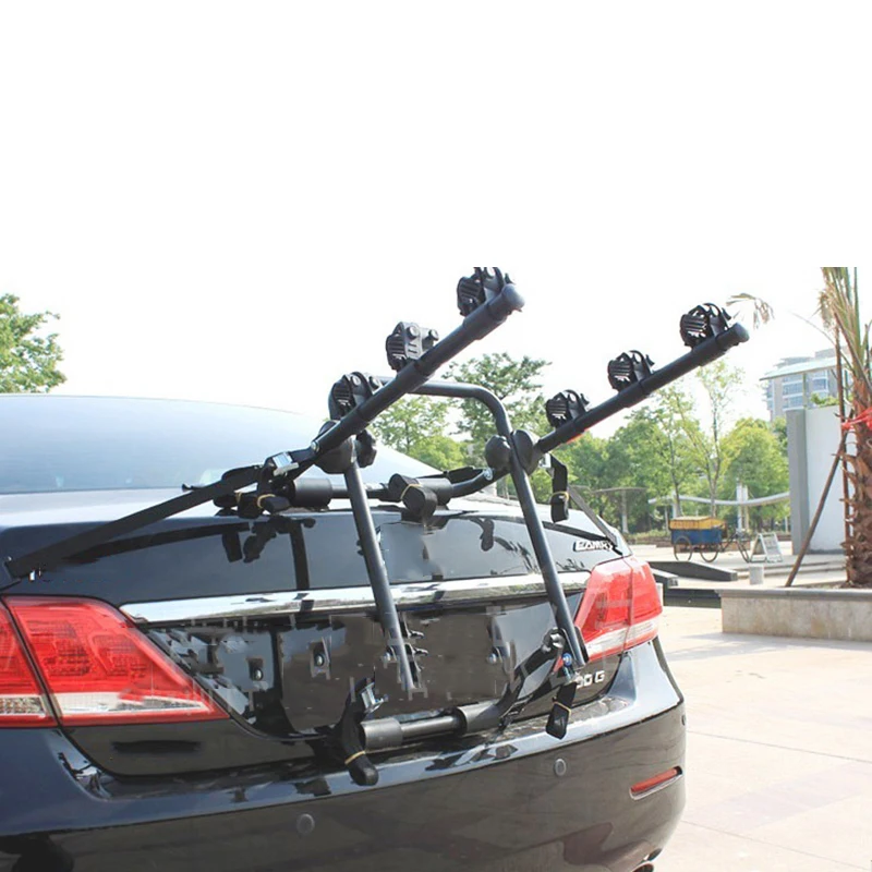 Hitch Bike Bike Rack For Car Sedan Saris Bones 2-Bike Trunk Rack