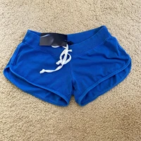 Drawstring Vintage Blue Sweatshorts Women Summer Elastic Waist Loose Boxer Short Pant Streetwear Fashion Casual Sport Shorts New - Image 2