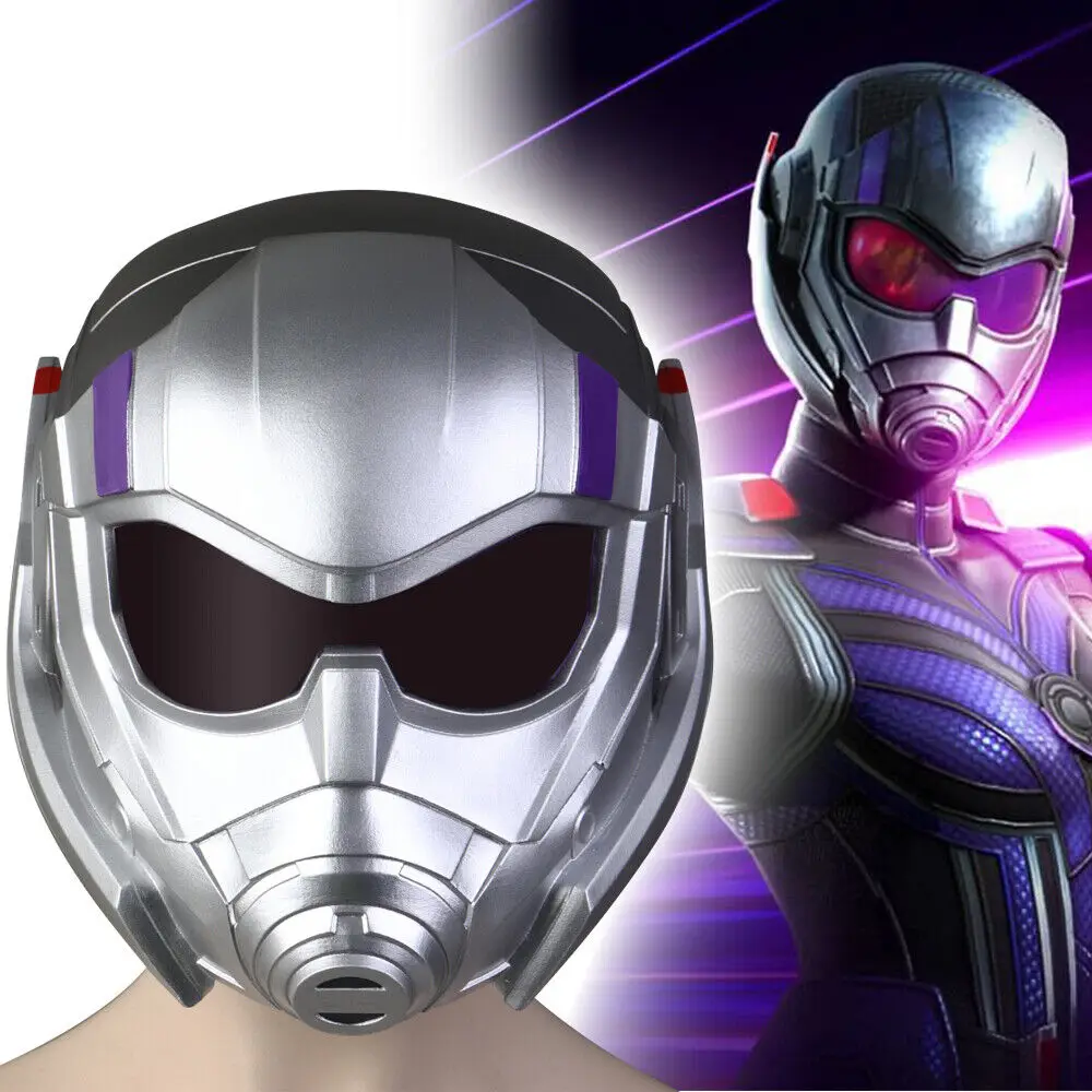 

Disney Mask Helmet Cosplay AntMan and The Wasp Quantumania Stature Helmet Antgirl Cassie Mask PVC Ant Mask Halloween Party Prop