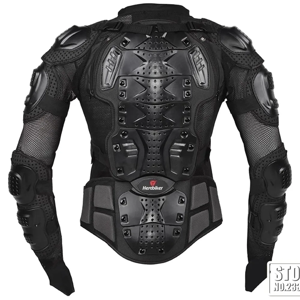 5XL Motorcycle Jackets Men's Full Body Armor Protection Jackets