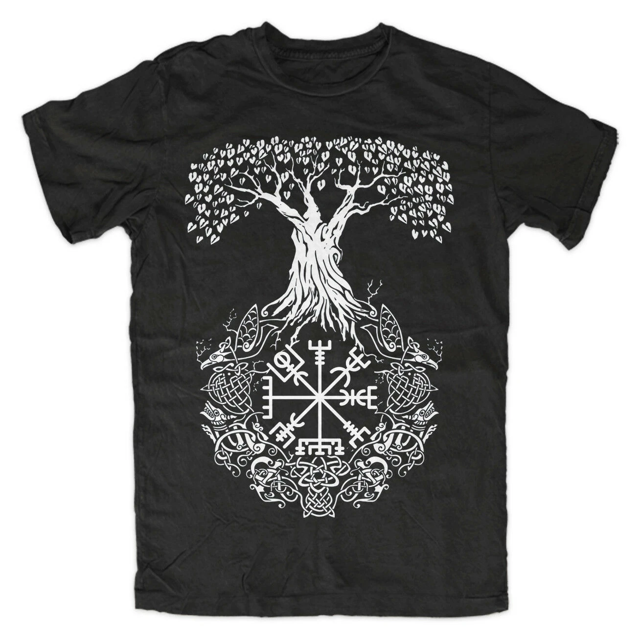 

Odin Vi kings Tree of Life Sacred Oak Groves Germanic and Celtic Mythologies T-Shirt. Premium Cotton Short Sleeve Mens T Shirt